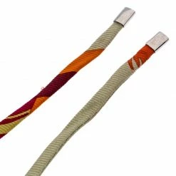 Hermes Multicolor Tourbillon De Couleurs Stirrup Charm Silk Bracelet For Women -Deals Hermes Store luxury women hermes used accessories p248161 004