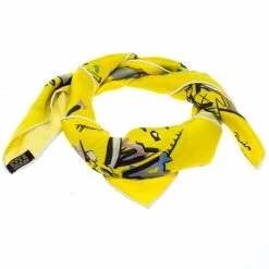 Hermes Rendez Vous Rive Gauche Print Silk Square Scarf For Women
