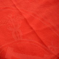 Hermes Orange Silk Cashmere Blend Fringed Scarf For Women -Deals Hermes Store luxury women hermes used accessories p266091 006