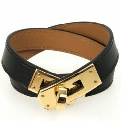 Hermes Hermès Kelly Double Tour Leather Bracelet For Women