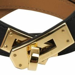 Hermes Hermès Kelly Double Tour Leather Bracelet For Women -Deals Hermes Store luxury women hermes used accessories p26747 003