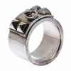 Hermes Collier De Chien Silver Band Ring Size 52 For Women -Deals Hermes Store luxury women hermes used accessories p272233 005