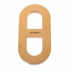 Hermes Chaîne D'Ancre Recto-Verso Two Tone Scarf Ring For Women