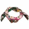 Hermes Light Pink L'Arbre Du Vent Print Silk Square Scarf For Women -Deals Hermes Store luxury women hermes used accessories p285903 001