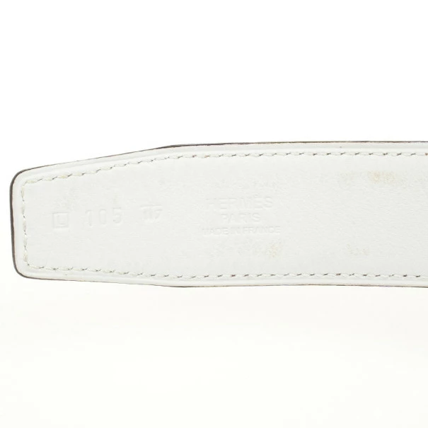 Hermes Brown Leather H Logo Constance Belt 97 CM For Women 6 Hermes Brown Leather H Logo Constance Belt 97 CM For Women - Image 4