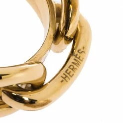 Hermes Regate Permabrass Scarf Ring For Women -Deals Hermes Store luxury women hermes used accessories p297090 007