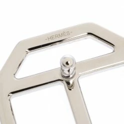 Hermes Silver Metal Tone H Hexagonal Buckle For Women 16 Hermes Silver Metal Tone H Hexagonal Buckle For Women -Deals Hermes Store luxury women hermes used accessories p297865 001
