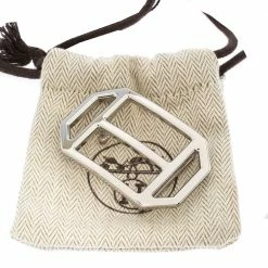 Hermes Silver Metal Tone H Hexagonal Buckle For Women 17 Hermes Silver Metal Tone H Hexagonal Buckle For Women -Deals Hermes Store luxury women hermes used accessories p297865 006