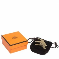 Hermes Tate De Cheval Horse Head Gold Tone Scarf Ring For Women -Deals Hermes Store luxury women hermes used accessories p299585 001