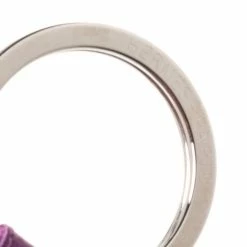 Hermes Purple Lambskin Leather Carmen Tassel Keychain For Women -Deals Hermes Store luxury women hermes used accessories p301365 001