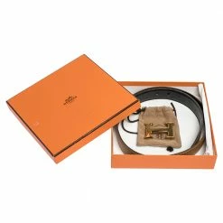 Hermes Marron D'Inde Epsom Leather Constance Reversible Belt 75CM For Women -Deals Hermes Store luxury women hermes used accessories p302225 006