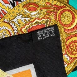 Hermes Multicolor Le Songe De La Licorne Silk Twill Square Scarf For Women -Deals Hermes Store luxury women hermes used accessories p303660 006