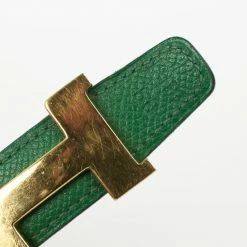 Hermes Green Leather Reversible Constance Belt For Women -Deals Hermes Store luxury women hermes used accessories p30653 0003