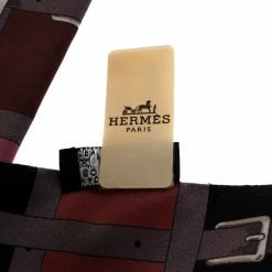 Hermes Multicolor Mors A Jouets Silk Twilly For Women -Deals Hermes Store luxury women hermes used accessories p308105 005