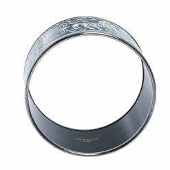 Hermes Black And White Enamel Palladium Plated Extra Wide Bangle Bracelet For Women -Deals Hermes Store luxury women hermes used accessories p310343 004