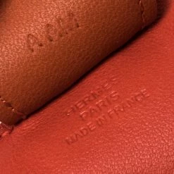 Hermes Feu/Fotiron/Blue Azur Leather GriGri Rodeo Horse Bag Charm MM For Women -Deals Hermes Store luxury women hermes used accessories p321406 001