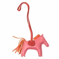Hermes Tri Color GriGri Rodeo Horse Bag Charm PM For Women