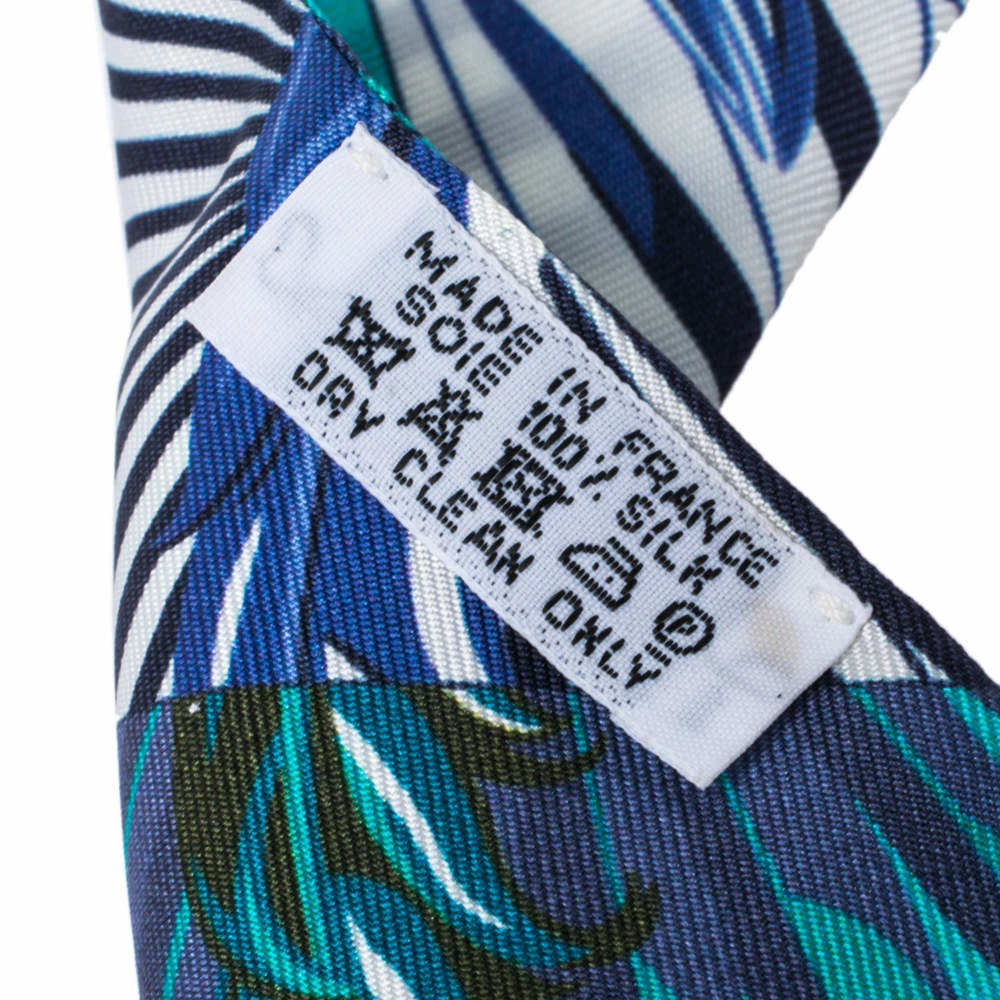 Hermes Green Mythiques Phoenix Coloriage Silk Twilly Scarf For Women 6 Hermes Green Mythiques Phoenix Coloriage Silk Twilly Scarf For Women - Image 4