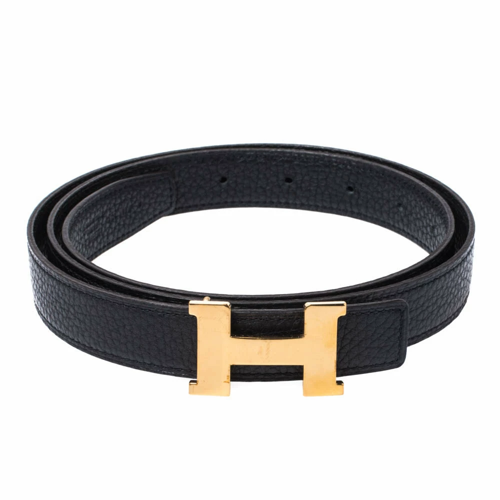Hermes Black Leather Constance Buckle Belt 130CM For Women 4 Hermes Black Leather Constance Buckle Belt 130CM For Women - Image 2