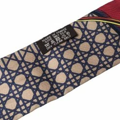 Hermes Hermès Les Voitures A Transformation Silk Twilly Scarf For Women -Deals Hermes Store luxury women hermes used accessories p326941 003