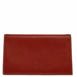 Hermes Feu Chevre Mysore Leather Agenda Cover For Women