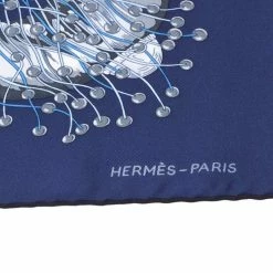 Hermes Hermès Dark Blue Bracelets De Lumière Silk Scarf For Women 10 Hermes Hermès Dark Blue Bracelets De Lumière Silk Scarf For Women -Deals Hermes Store luxury women hermes used accessories p330388 1601378490 001
