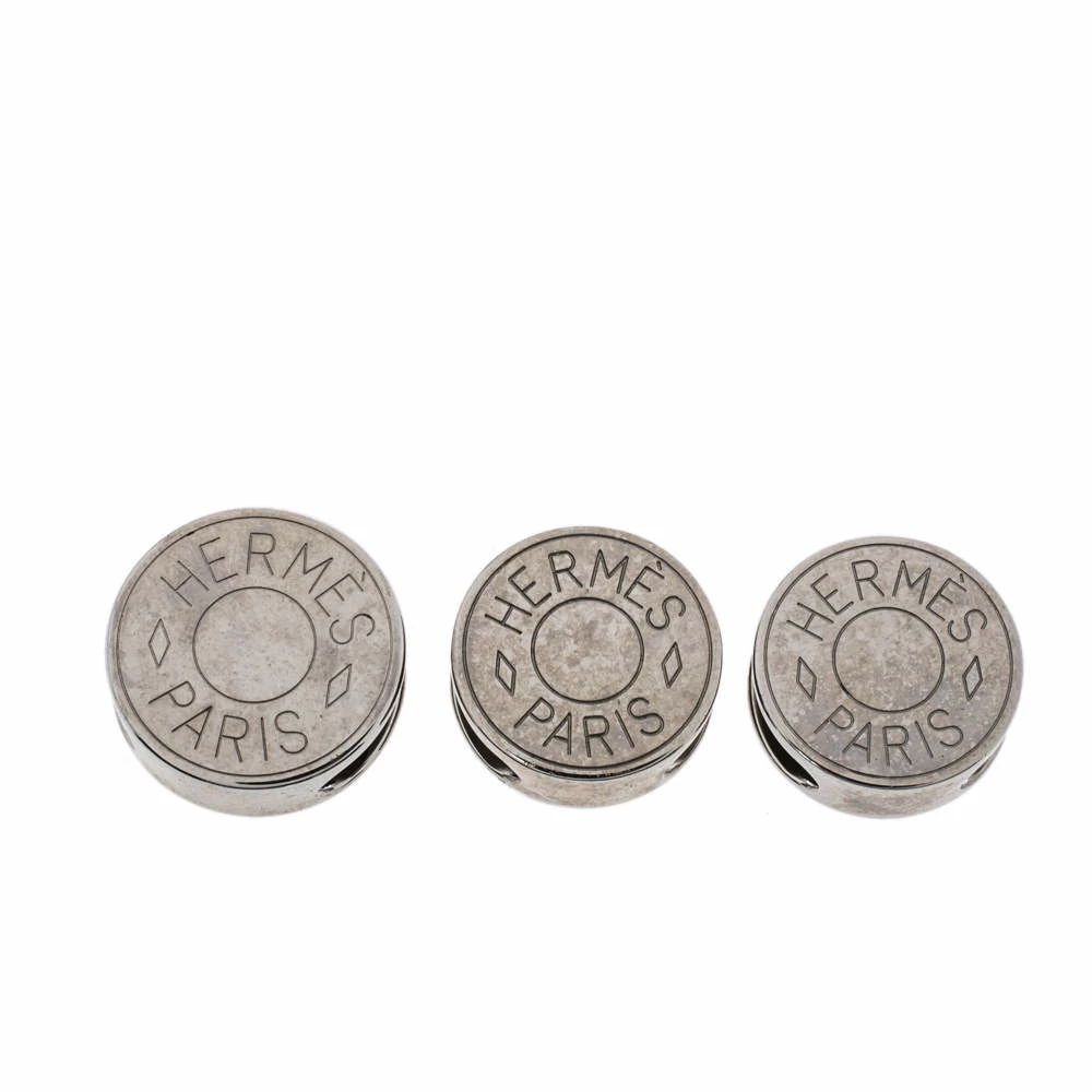 Hermes Hermès Clou De Selle Twilly Scarf Rings Set Of 3 For Women 3 Hermes Hermès Clou De Selle Twilly Scarf Rings Set Of 3 For Women