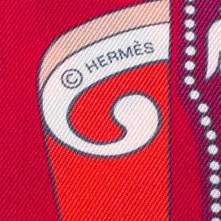 Hermes Hermès Vert/Rose Poudre Balade En Berline Twilly Scarf For Women -Deals Hermes Store luxury women hermes used accessories p335443 003