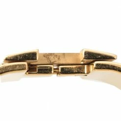 Hermes Clic Clac H Black Enamel Gold Plated Bracelet PM For Women -Deals Hermes Store luxury women hermes used accessories p340107 002