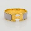 Hermes Clic Clac H Gold Plated Enamel Bangle For Women -Deals Hermes Store luxury women hermes used accessories p34483 001
