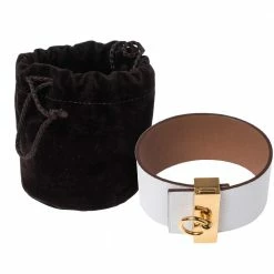 Hermes Hermès Bicolor Leather Gold Plated Illusion Bracelet For Women 13 Hermes Hermès Bicolor Leather Gold Plated Illusion Bracelet For Women -Deals Hermes Store luxury women hermes used accessories p348732 001