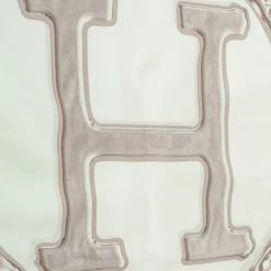 Hermes Hermès Cream & Grey Vif Argent Silk Scarf For Women -Deals Hermes Store luxury women hermes used accessories p367202 003