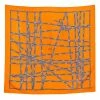 Hermes Hermès Orange Bolduc Silk Twill Scarf For Women -Deals Hermes Store luxury women hermes used accessories p367207 006