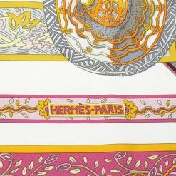 Hermes Multicolor Le Songe De La Licorne Silk Square Scarf For Women -Deals Hermes Store luxury women hermes used accessories p368657 1608176253 002