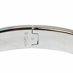 Hermes Hermès Clic H Rose Cassata Enamel Palladium Plated Narrow Bracelet PM For Women 13 Hermes Hermès Clic H Rose Cassata Enamel Palladium Plated Narrow Bracelet PM For Women -Deals Hermes Store luxury women hermes used accessories p370887 003