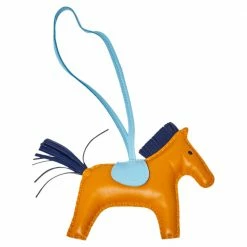 Hermes Tri Color GriGri Rodeo Horse Bag Charm GM For Women