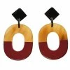 Hermes Isthme Lacquered Buffalo Horn Drop Earrings For Women -Deals Hermes Store luxury women hermes used accessories p372114 002