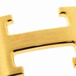 Hermes Hermès Constance Polished Gold Plated Belt Buckle 32 MM For Women -Deals Hermes Store luxury women hermes used accessories p373322 002