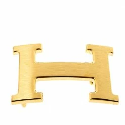Hermes Hermès Constance Polished Gold Plated Belt Buckle 32 MM For Women