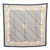 Hermes Grey Le Fil D'Ariane Silk Square Scarf For Women 2 Hermes Grey Le Fil D'Ariane Silk Square Scarf For Women -Deals Hermes Store luxury women hermes used accessories p373847 001