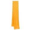 Hermes Orange Faconnee Grand H Jacquard Silk & Wool Scarf For Women -Deals Hermes Store luxury women hermes used accessories p374599 001