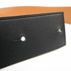 Hermes Black Leather Vintage Collier De Chien Belt For Women -Deals Hermes Store luxury women hermes used accessories p377612 001