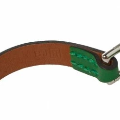 Hermes Hermès Green Leather Micro Kelly Bracelet S For Women -Deals Hermes Store luxury women hermes used accessories p377741 006