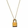 Hermes Hermès Étoupe Swift Leather Small O'Kelly Pendant Necklace For Women -Deals Hermes Store luxury women hermes used accessories p380264 002