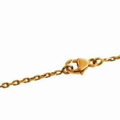 Hermes Hermès Étoupe Swift Leather Small O'Kelly Pendant Necklace For Women -Deals Hermes Store luxury women hermes used accessories p380264 003