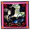 Hermes Multicolor Tout En Carre Silk Square Scarf For Women -Deals Hermes Store luxury women hermes used accessories p388404 002