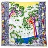 Hermes Multicolor Nap In Paradise Silk Square Scarf For Women -Deals Hermes Store luxury women hermes used accessories p388407 005