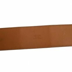 Hermes Anemone Epsom Leather Gold Hardware Collier De Chien Belt 85 CM For Women -Deals Hermes Store luxury women hermes used accessories p391114 004