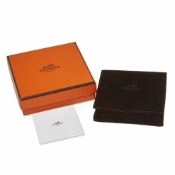 Hermes Hermès Peach Enamel Gold Plated Caleche Bangle Bracelet For Women -Deals Hermes Store luxury women hermes used accessories p392539 001