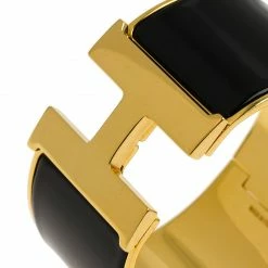 Hermes Clic Clac H Bracelet For Women -Deals Hermes Store luxury women hermes used accessories p39335 0005